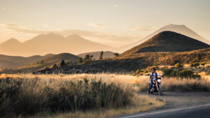 Learning Moments selected photo: Motorcyclist, sunset and an amazing view