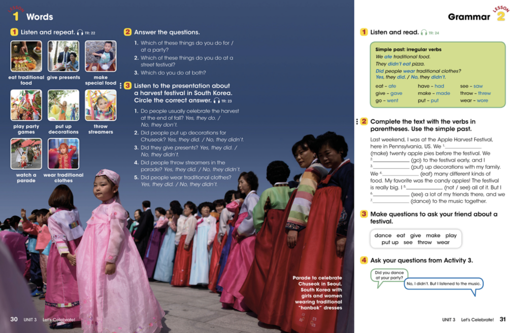 A social and emotional learning lesson that teaches students about a festival in Korea. 